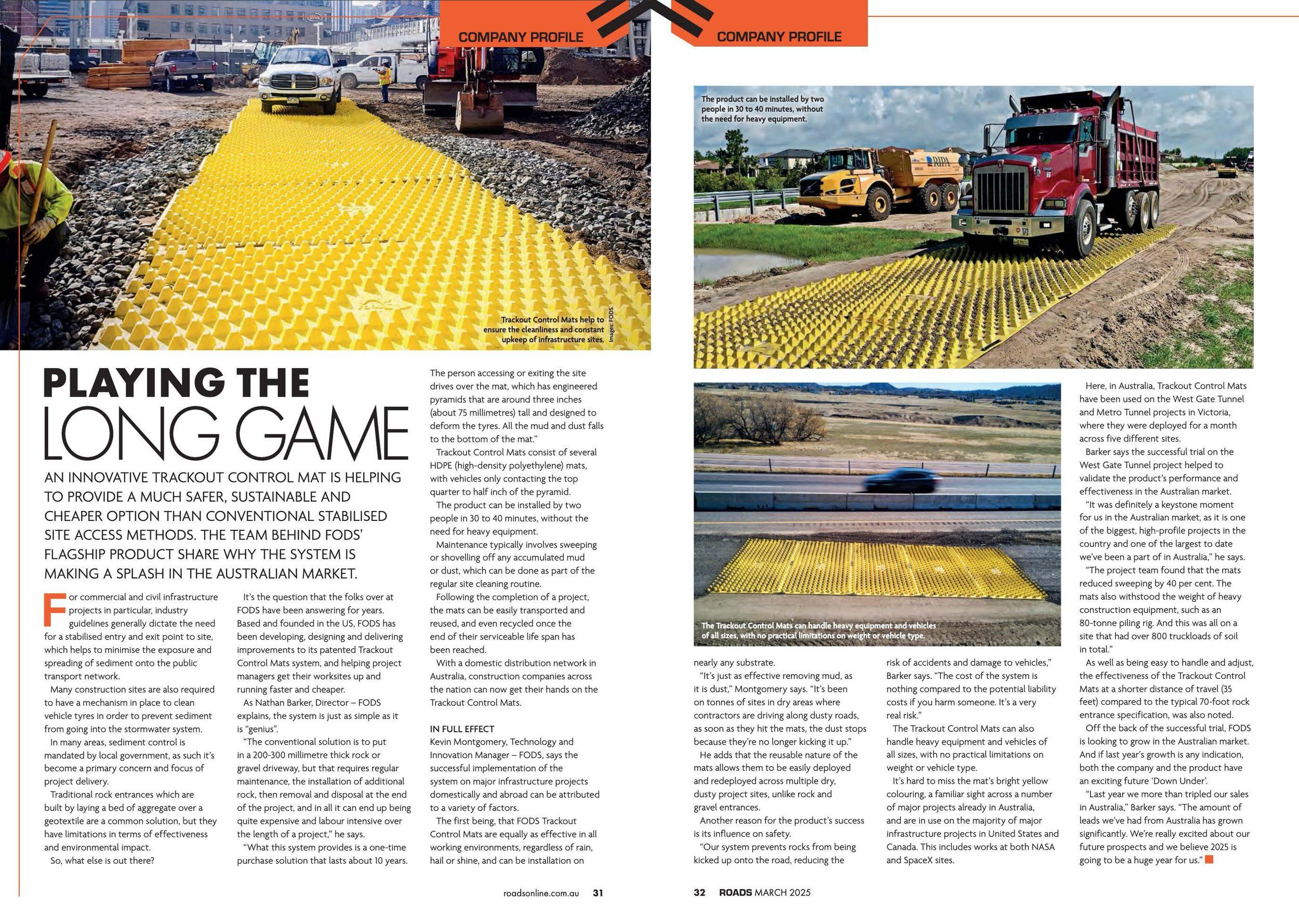 Australia Roads And Infrastructure Article April