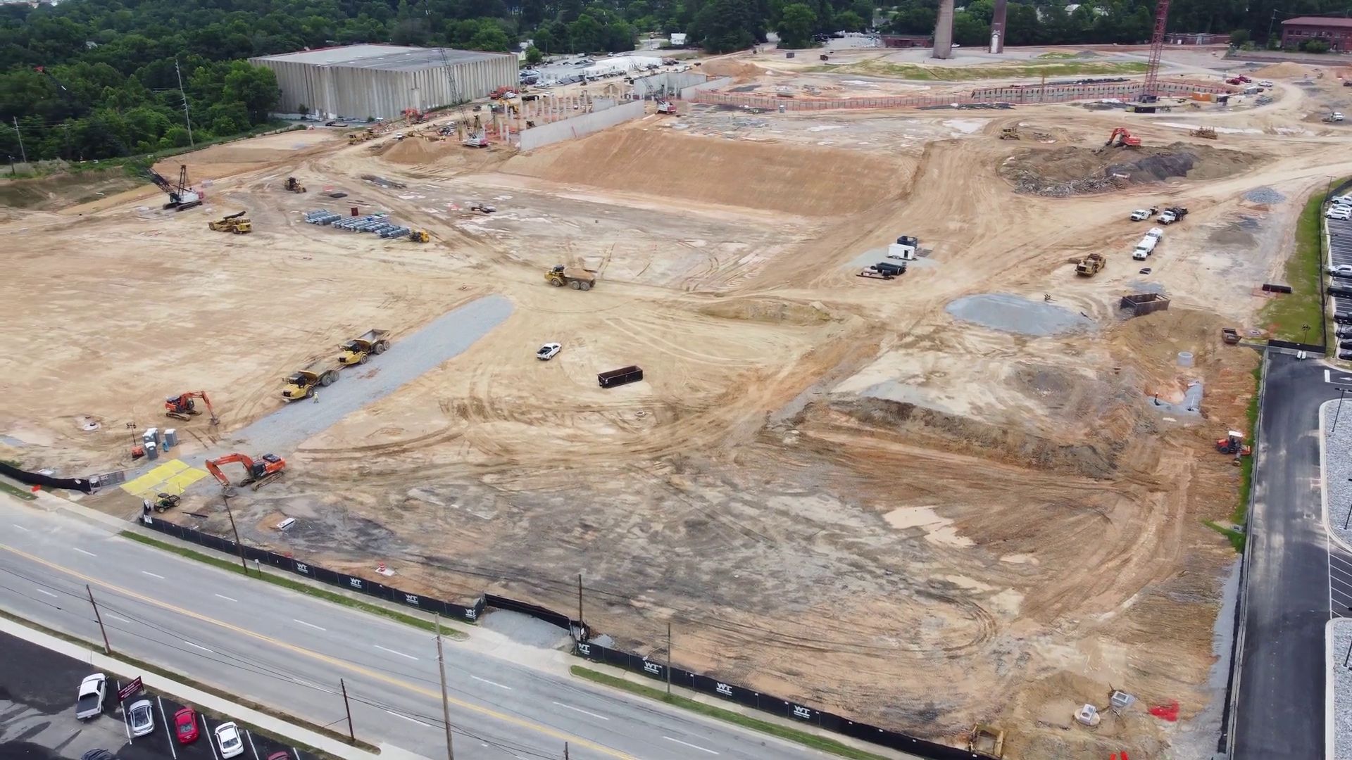 Caesars Virginia Danville VA Construction Exit Construction Entrance TC 1 Vehicle Trackout BMP Vehicle Tracking Pad BMP FODS Trackout Control System