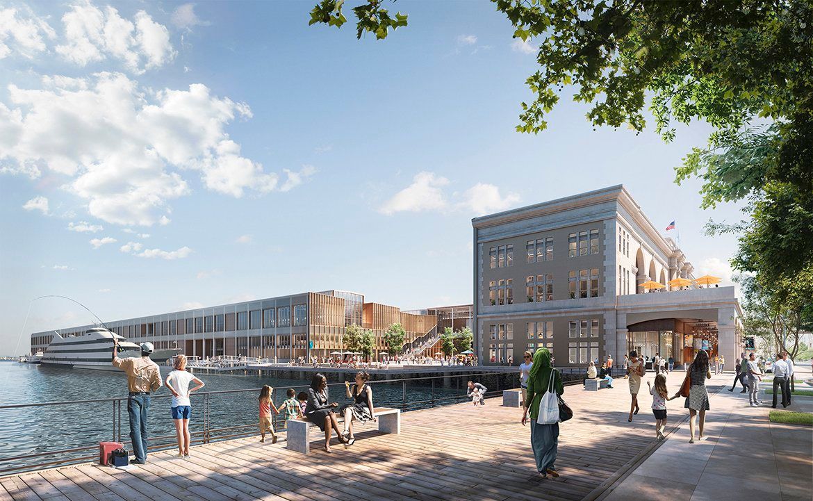 Boston Massachusetts Common Wealth Pier Revitalization Project Rendering