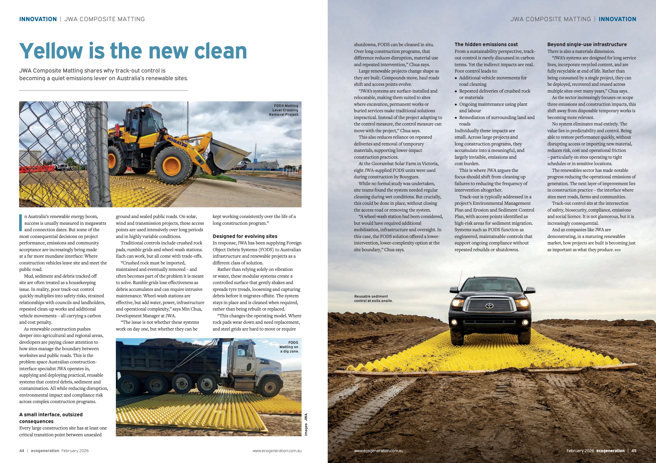 EcoGeneration Article Screenshot