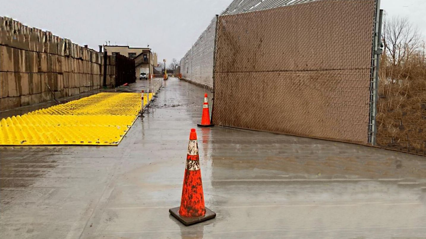 Faztec Industries Construction Exit Entrance BMP Wheel Wash Alternative BMP System Replacing Wheel Wash On Staten Island Recycling Plant And Transfer Station
