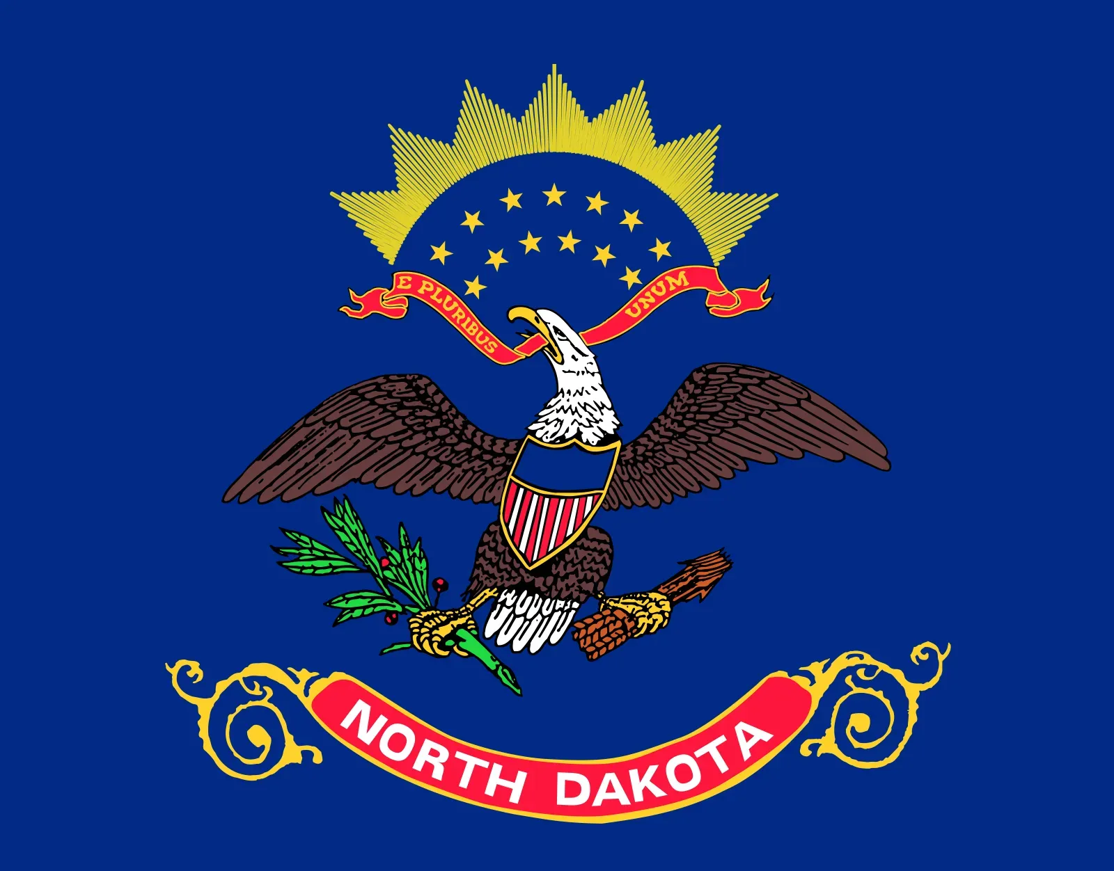 Flag of North Dakota 