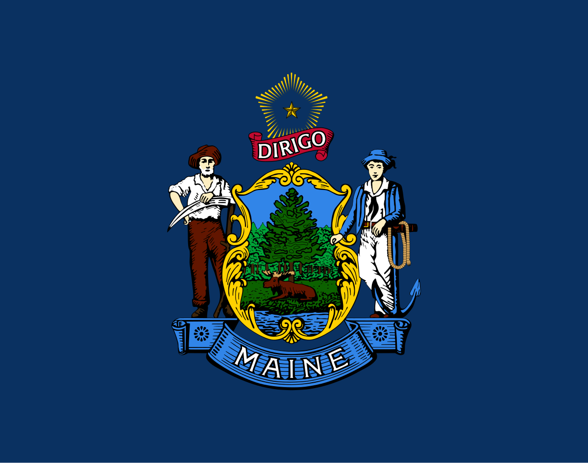 Flag of Maine 
