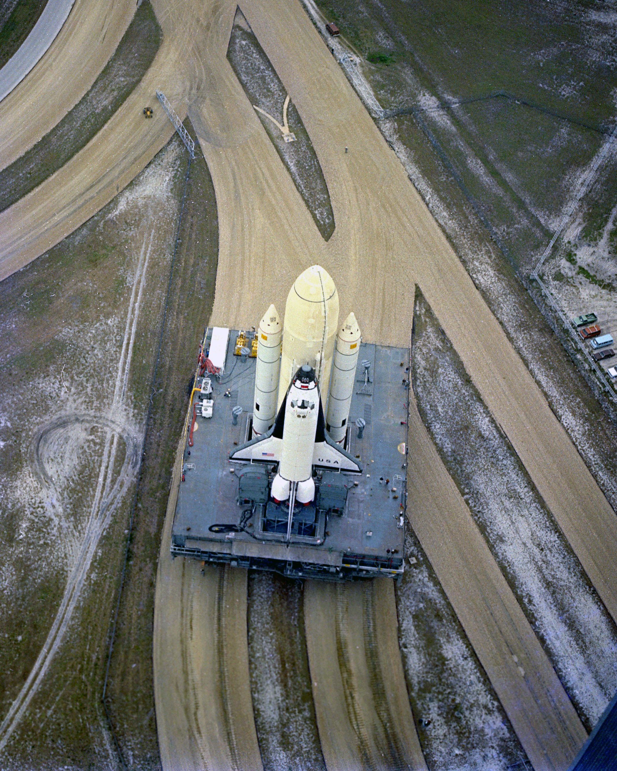 Florida Soil Tracking Prevention Device NASA Kennedy Space Center Construction Entrance Crawlerway Restoration Project Reusable Composite Tracking Pad System Device Columbia