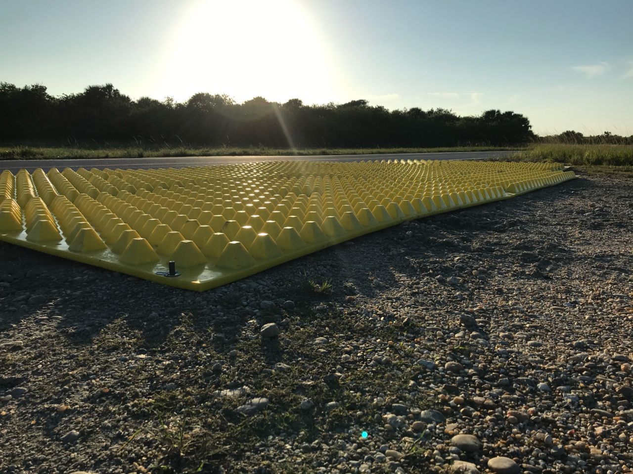 FODS Soil Tracking Prevention Device FODS Soil Tracking Prevention Device Installed At NASA'S Kennedy Space Center In Florida