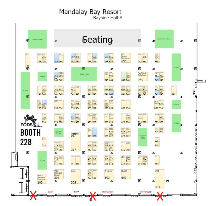 FODS AAAE Conference Map