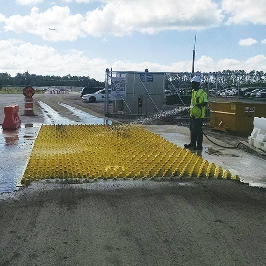 FODS Airport Construction Entrance Construction Exit Trackout Control TC1 Construction Plate Con MCO