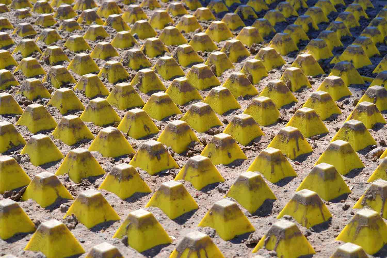FODS WindPower Expo AWE Construction Entrance construction Exit reusable Construction Entrance temporary Construction Entrance construction Mud Mats yellow Plastic Mats BMP SWPPP