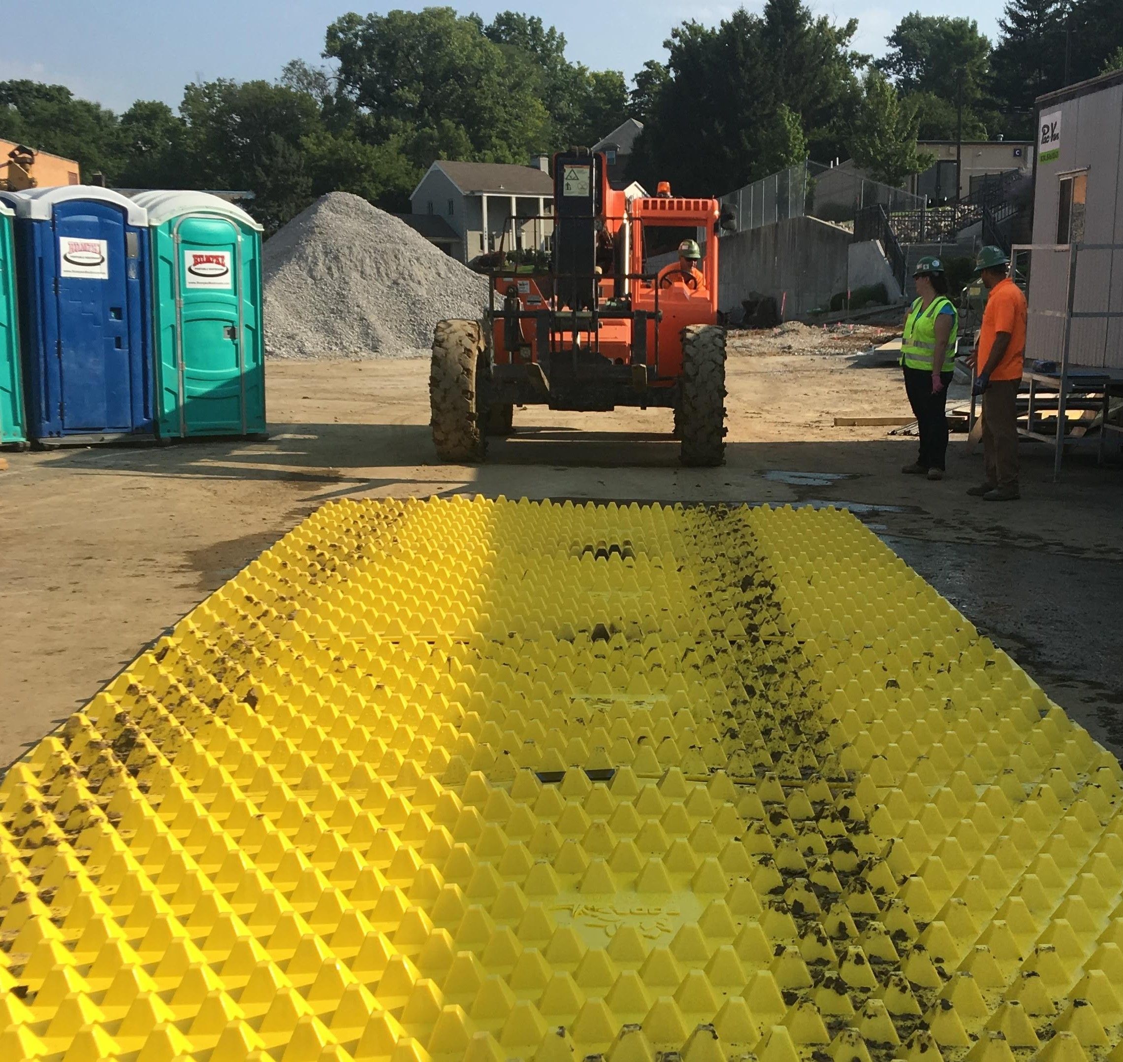 FODS Construction Entrance Exit VTC TC-1 Installed On DePaul Cristo Rey High School Project 3
