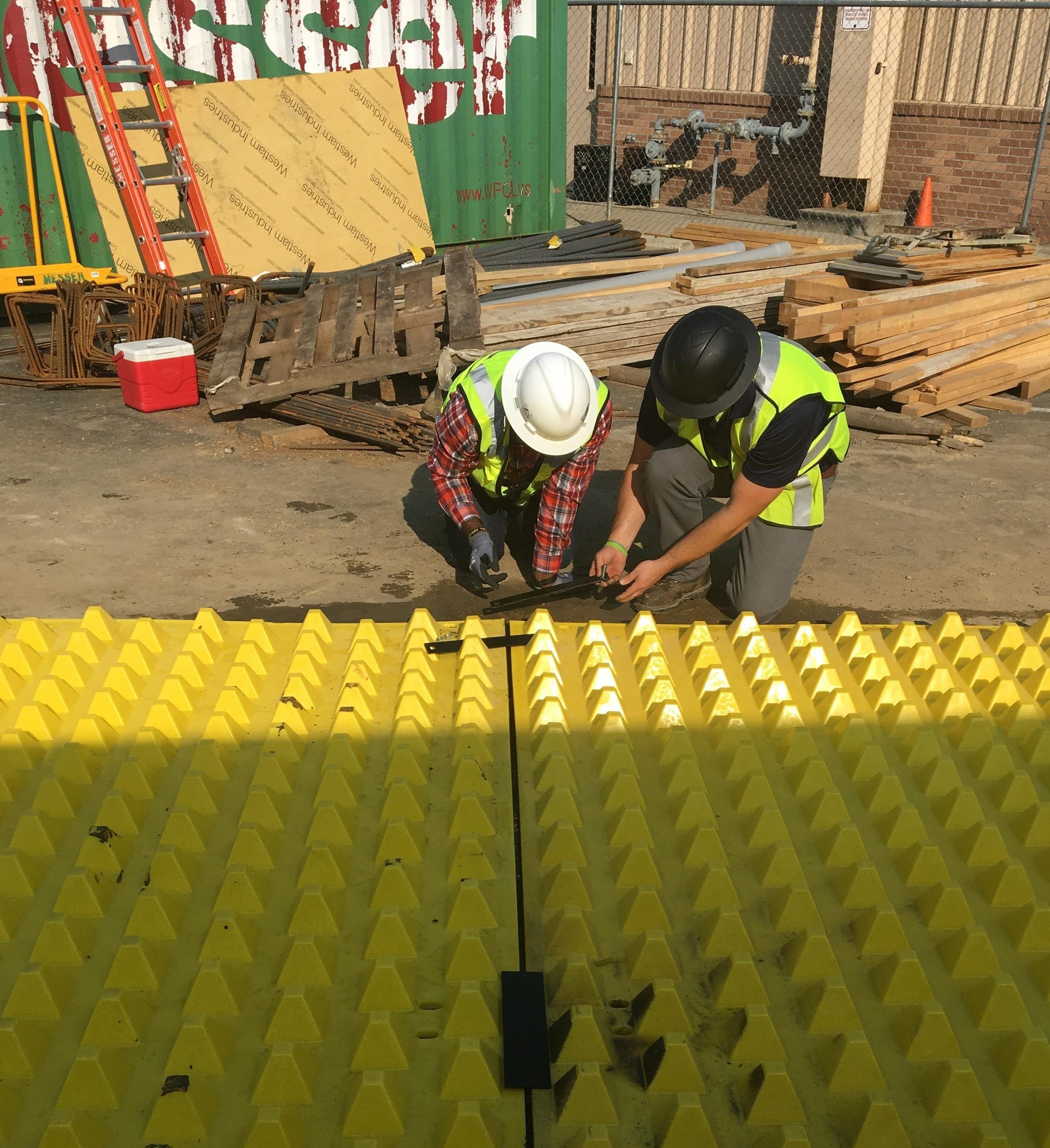 FODS Construction Entrance Exit VTC TC-1 Installed On DePaul Cristo Rey High School Project 4