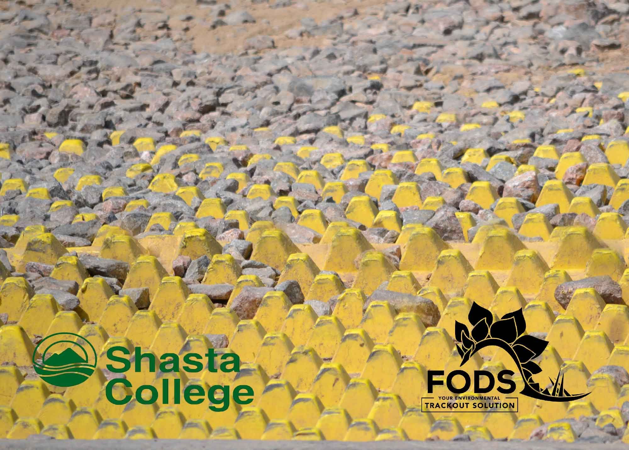 FODS Construction Entrance Construction Exit construction Mud Mat tracking Mat reusable Construction Entrance Erosion Control Summit Shasta College