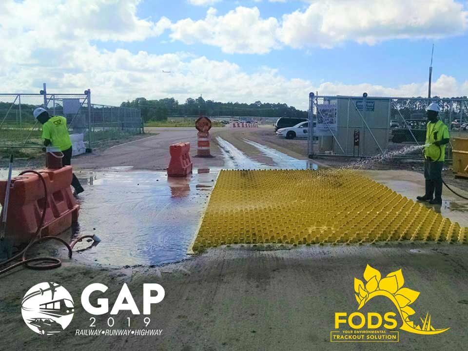 FODS GAP2019 Aviation Construction Entrance Rail Bed Construction Entrance Roadway Construction Entrance Construction Entrance Construction Exit