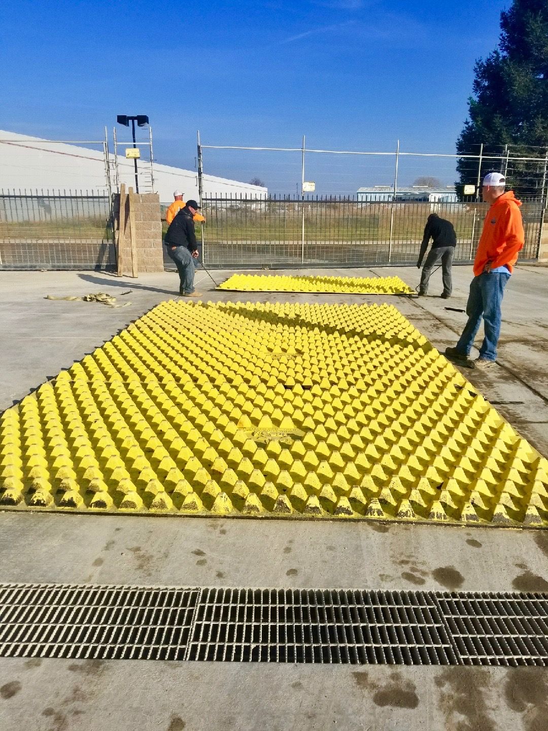 FODS Industrial Access Road TC-1 TRACKOUT CONROL STABILIZED CONSTRUCTION ENTRANCE Mud Mat Mud Mats