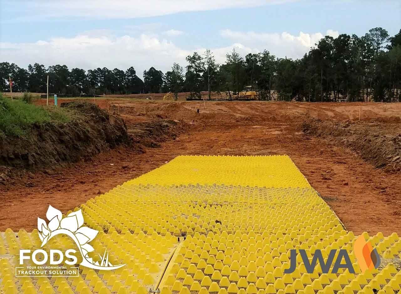 FODS JWA Oilfield Supplies Construction Entrance Matting Construction Access Mud Mats Construction Mats