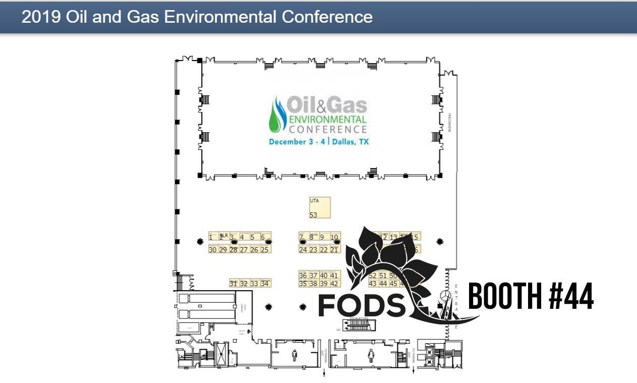 FODS Oil Gas Environmental Conference Map