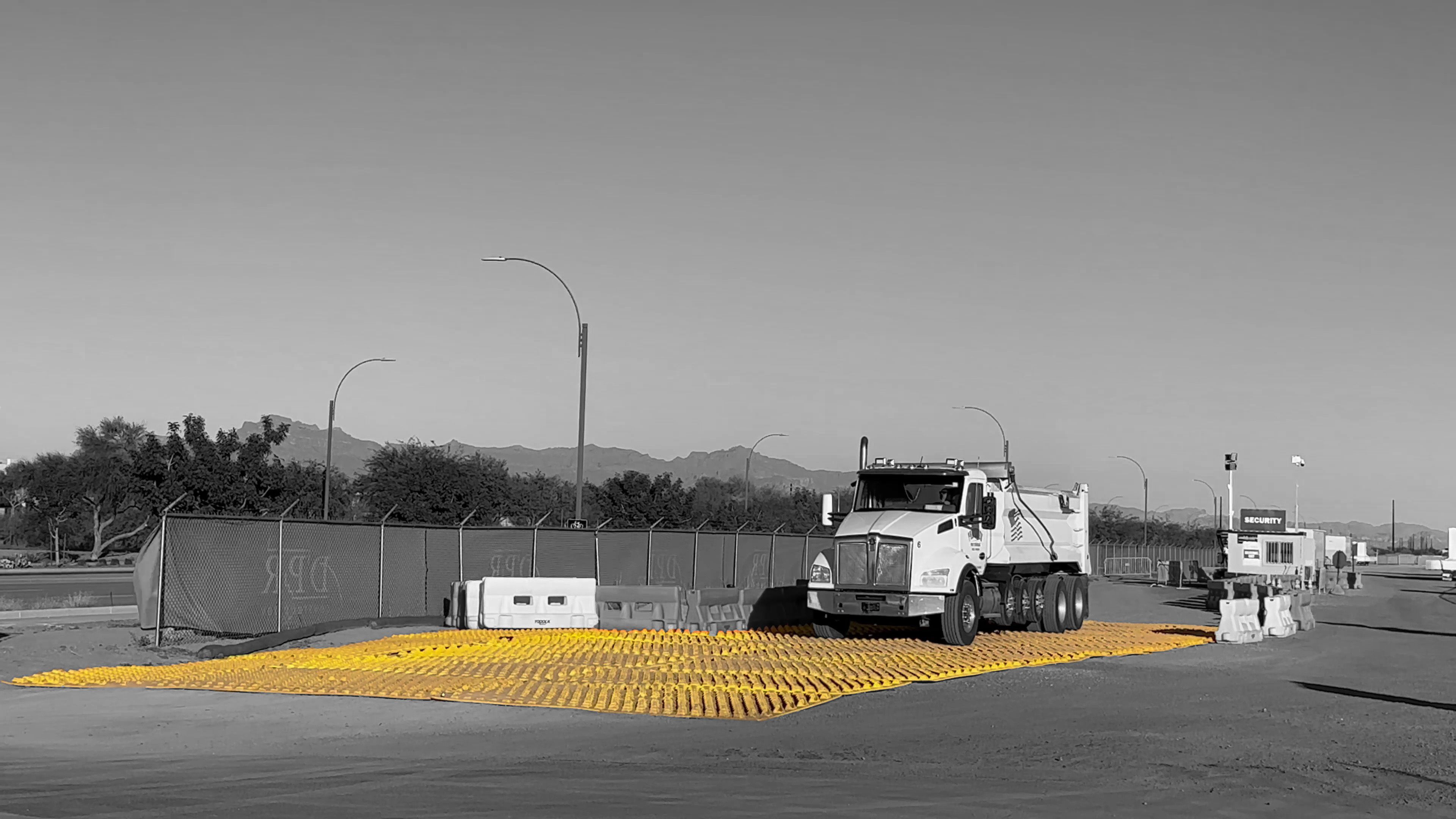 FODS Trackout Mats On Site Diving Over Exit