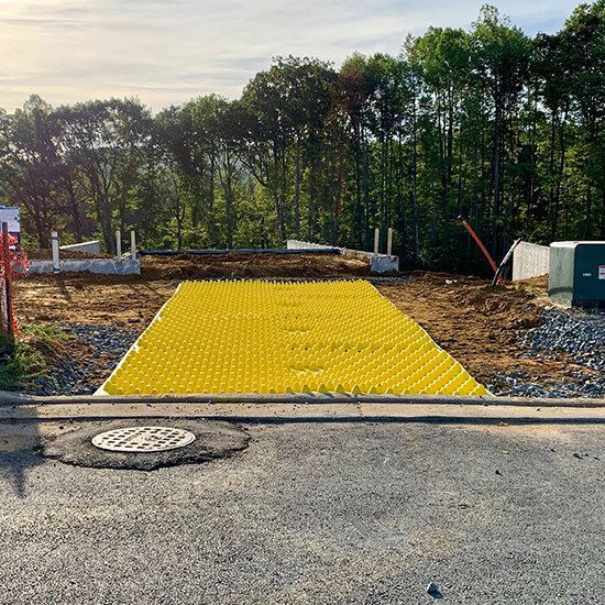 FODS Residential Construction Entrance FODS Contruction Mats Getfods BMP Construction Entrance Muddy Construction Site FODS Mats Cost Mud Mats