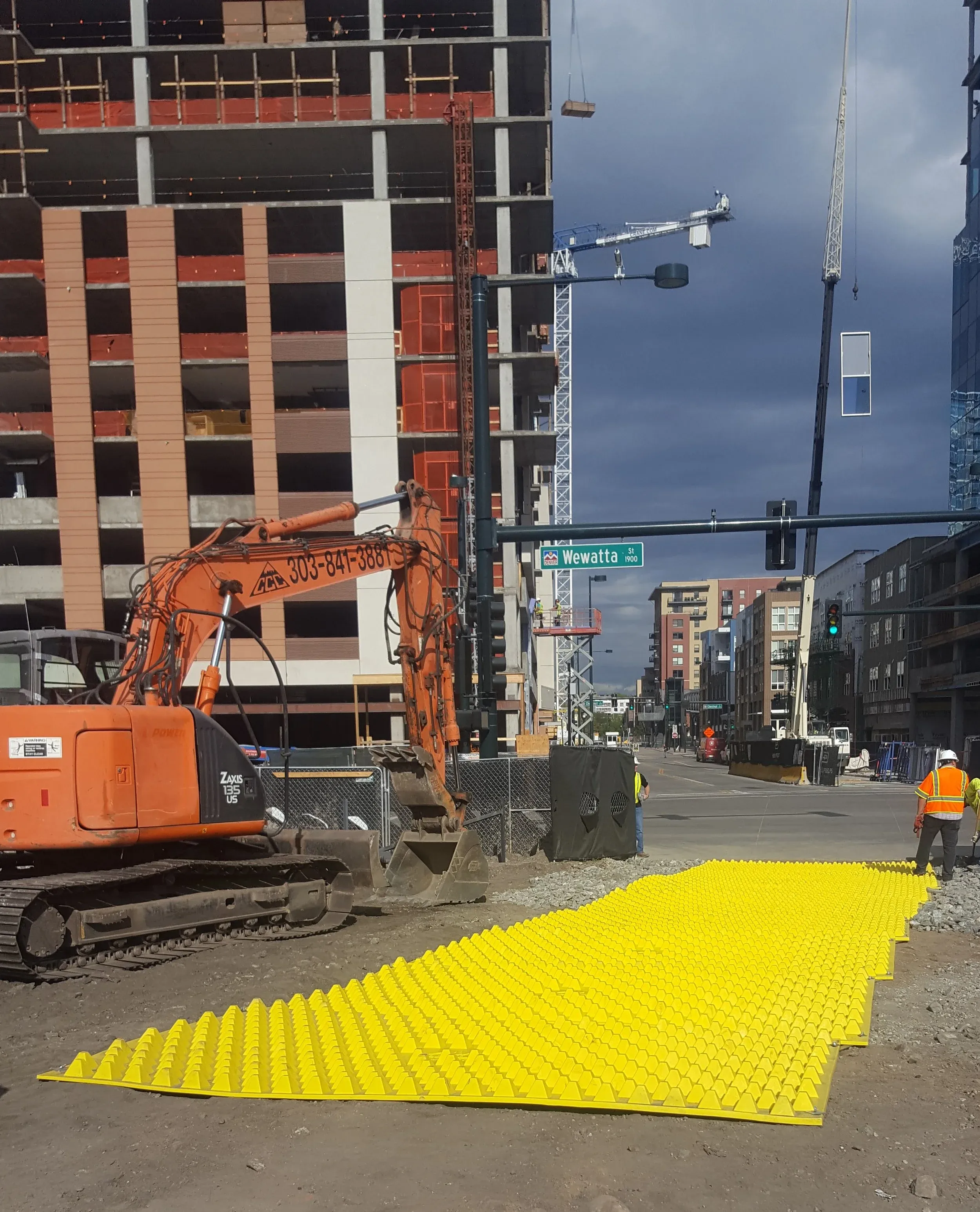 FODS Reusable Construction Entrance Installed On SIte In Denver