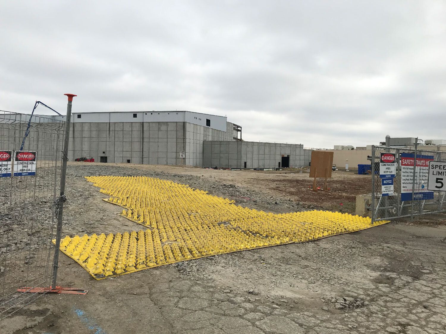 FODS Reusable Construction Entrance Trackout Control Mats Vehicle Tracking Device VTC Erosion Control