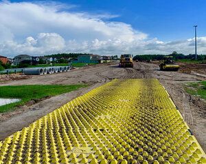 FODS Stabilized Construction Entrance Land Development Rock Less Construction Entrance Track Out Control Vehicle Trackout Control Vehicle Track Out Control VTC Rip Rap DOT Construction Entrance Contact