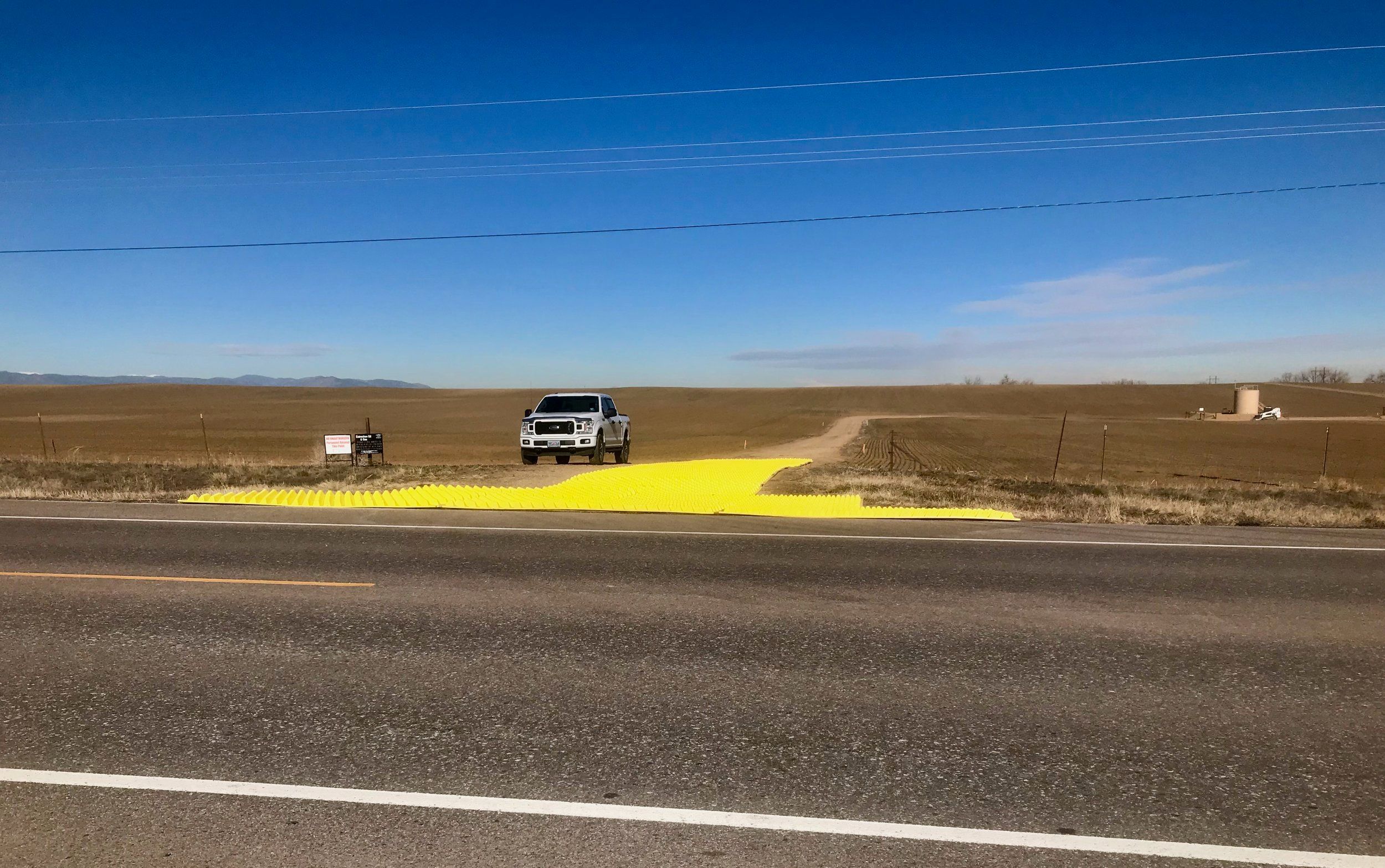 FODS STABILIZED CONSTRUCTION ENTRANCE rock less construction entrance track out control Vehicle Trackout Control Vehicle Track out Control VTC rip rap CDOT construction entrance Fack Well Access Road 0