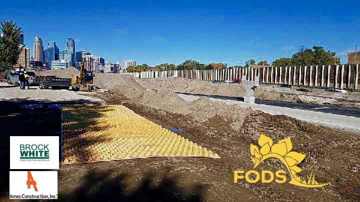 FODS STABILIZED CONSTRUCTION ENTRANCE rock less construction entrance track out control Vehicle Trackout Control Vehicle Track out Control VTC rip rap MnDOT construction entrance Ames Construction Man 4