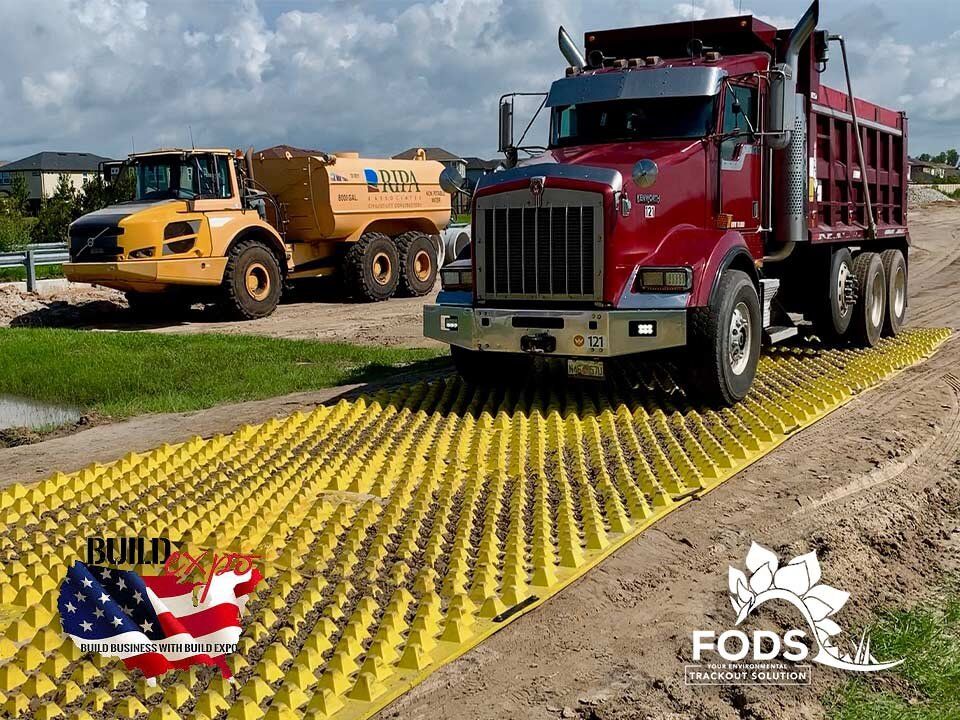 FODS Tampa Bay Build USA FODS Trackout Control Entrance Rockless Reusable Entrance RIPA SCE Stabilized Cosntruction Entrance BMP SWPPP
