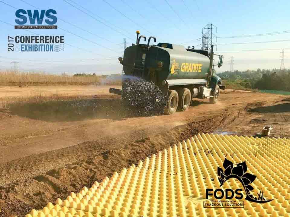 FODS Trackout Control Construction Entrance Construction Exit Vehicle Tracking Pad Temporary Exit Grid Wheelwash BMP Riprap Rockless