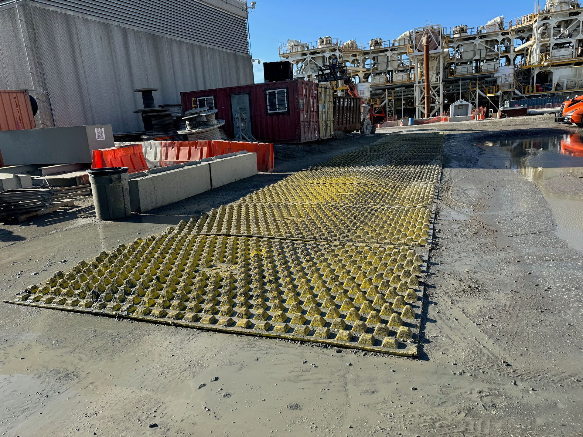 FODS Trackout Control Mats - Dust and Debris Mitigation BMP