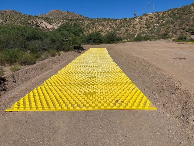 FODS Trackout Control Mat Reusable Construction Entrance Rockless Reusable Stabilized Construction Entrance