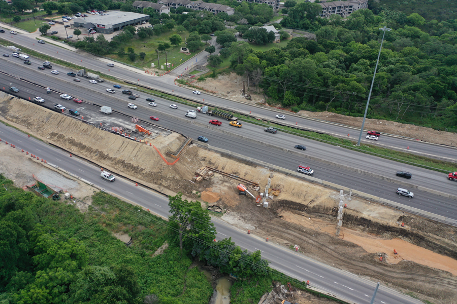 FODS Trackout Control Mat Reusable Construction Entrance SAK Tunnel Project Austin Texas Rockless Reusable CapEx I 351