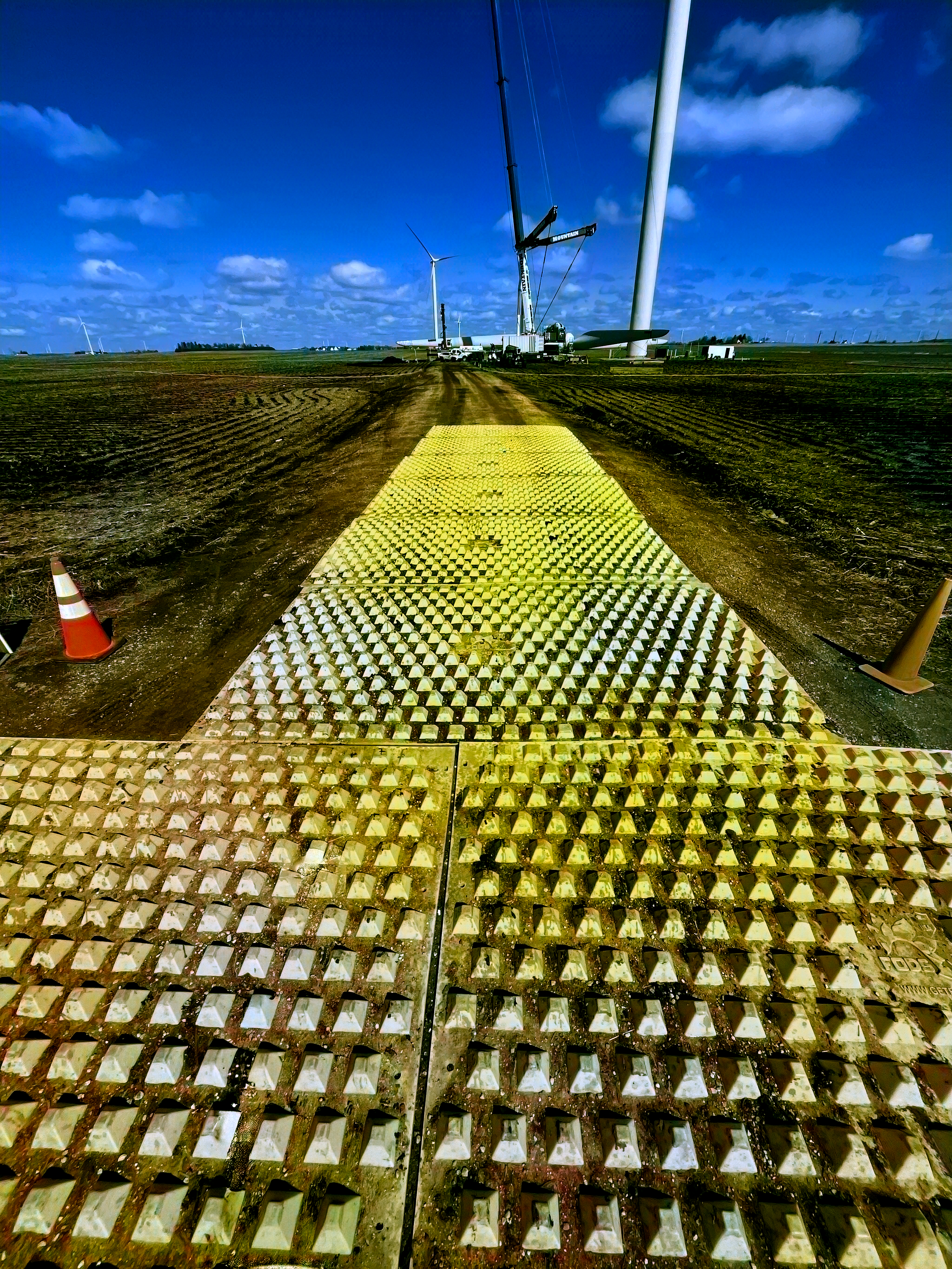 FODS Trackout Control Mat Reusable Construction Entrance Wind Energy Rockless Reusable Construction Entrance