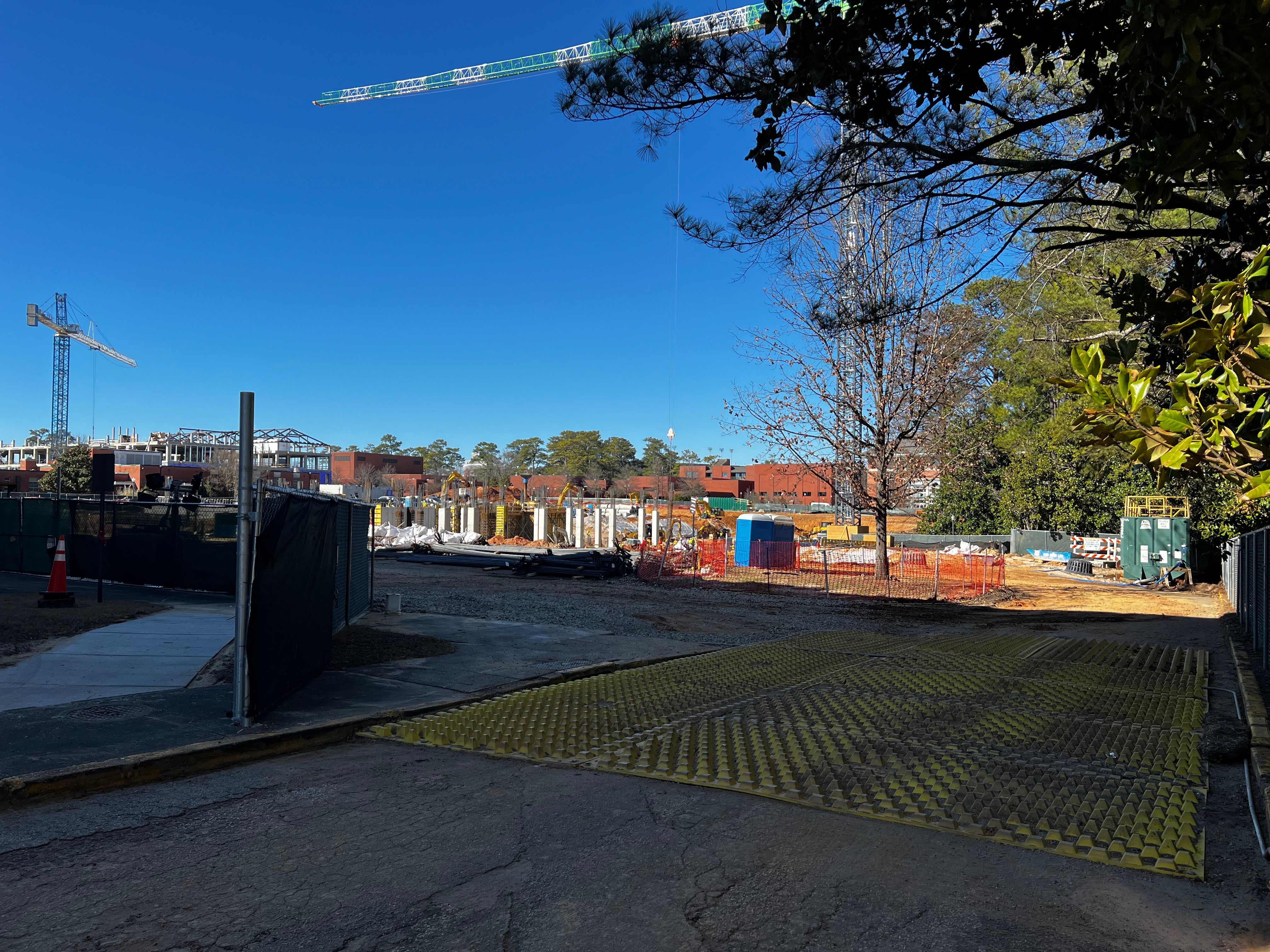 FODS Trackout Control Mat Rockless Reusable Construction Entrance Auburn Alabama War Eagle HDPE Durable Construction Entrance Mats