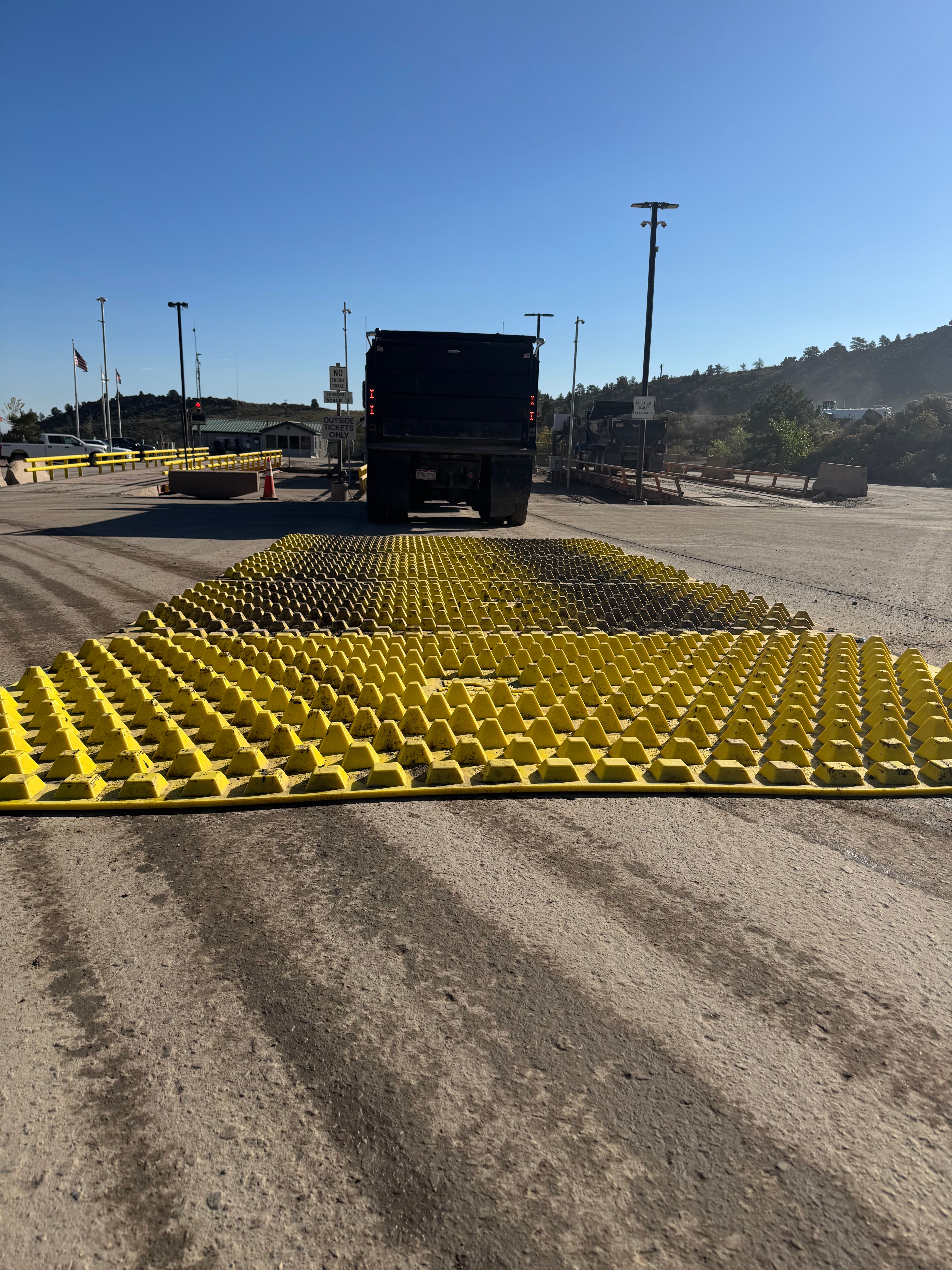 FODS Trackout Control Mats Aggregate Quarry Golden Colorado