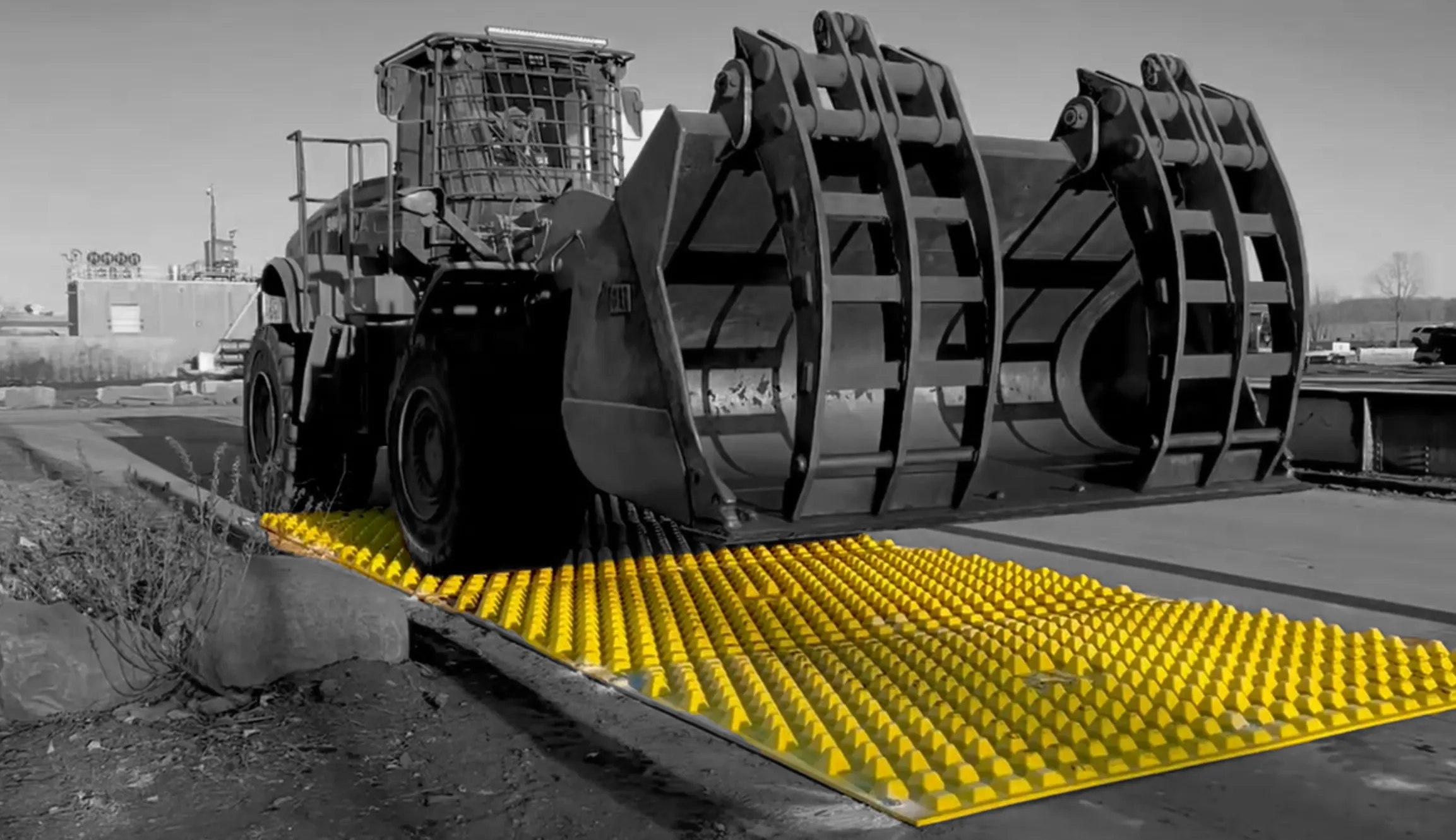 FODS Trackout Control Mats Deployed At Padnos Turner Recycling Center