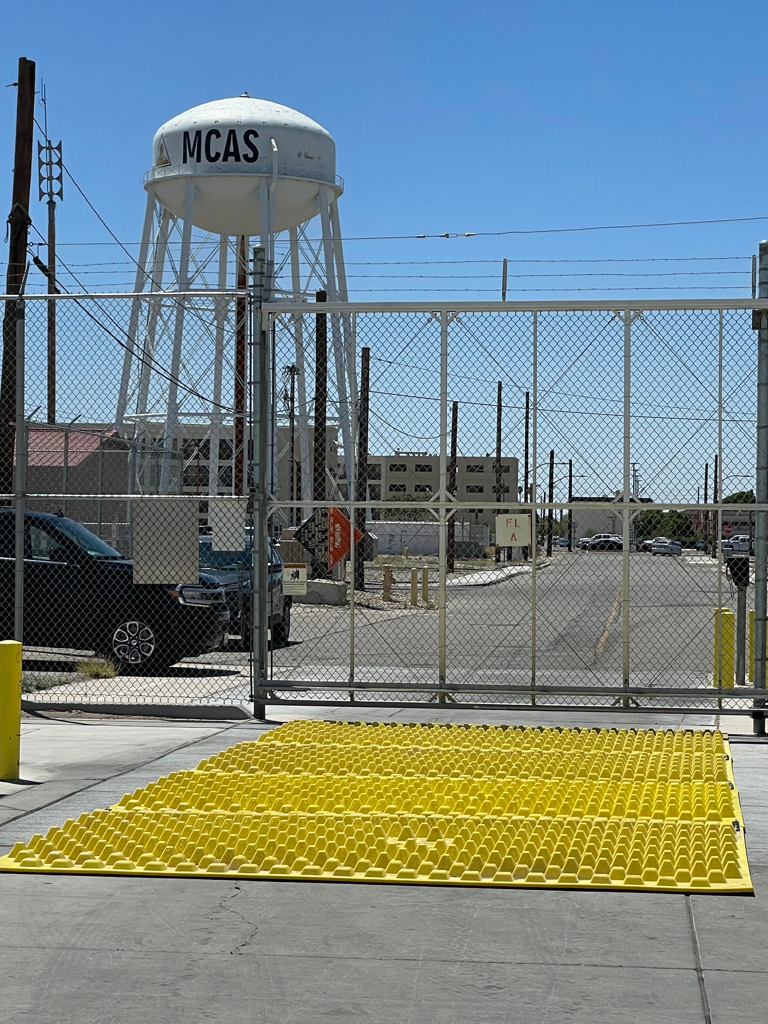 FODS Trackout Control Mats FOD Prevention Mats Yuma Arizona Marine Corps Air Station FOD Control Reusable Construction Entrances