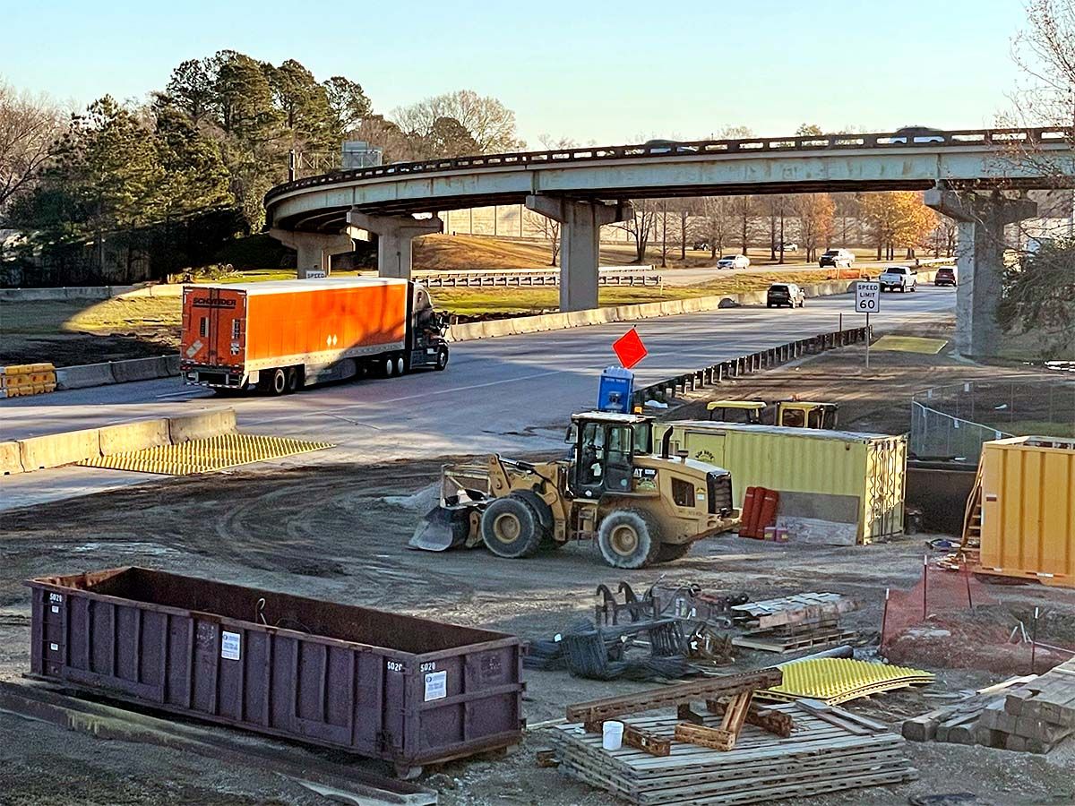 FODS Trackout Control Mats I-10 Flyover Project Baton Rouge LA