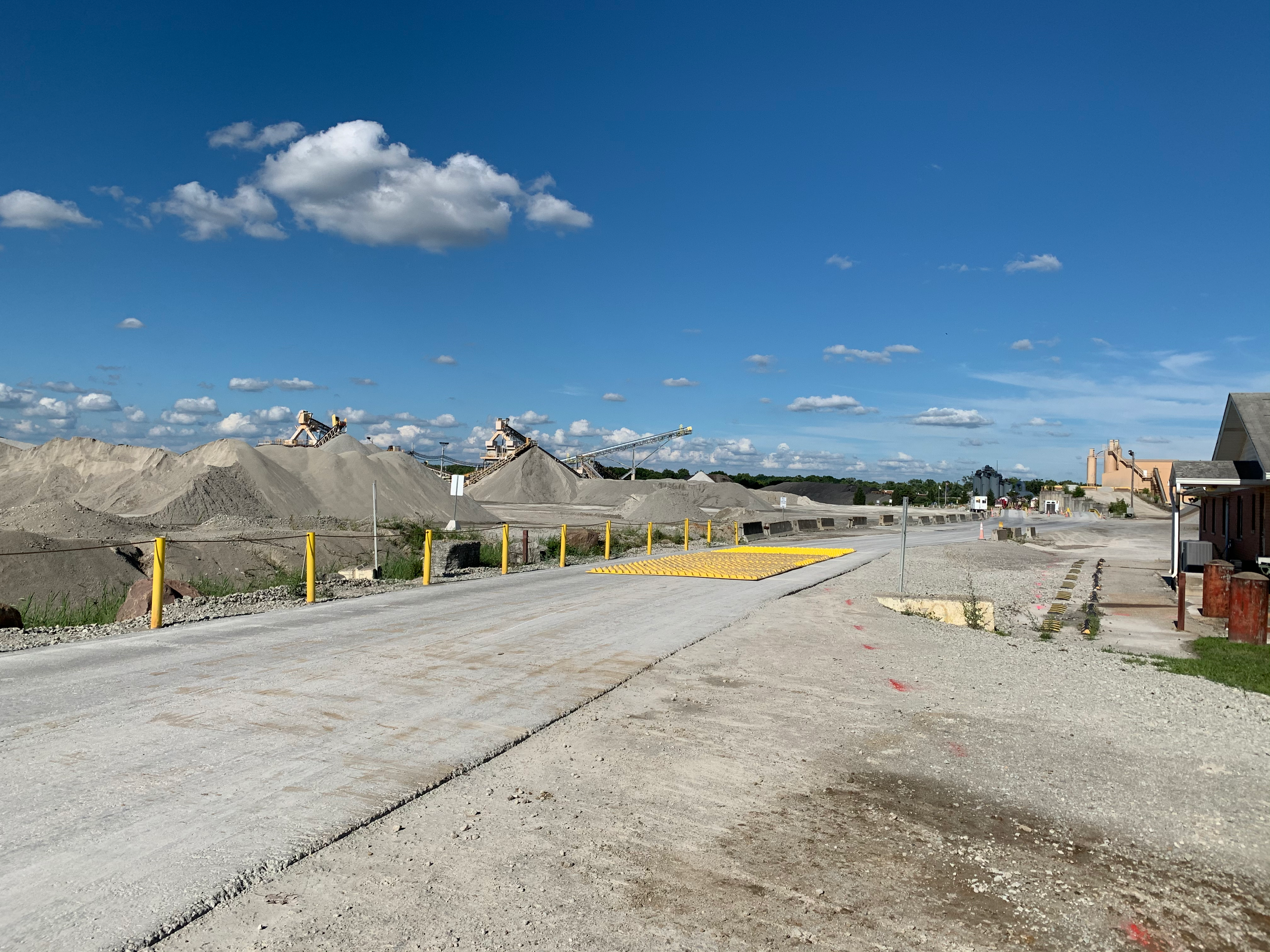 FODS Trackout Control Mats Martin Marietta Quarry Project Indianapolis Indiana