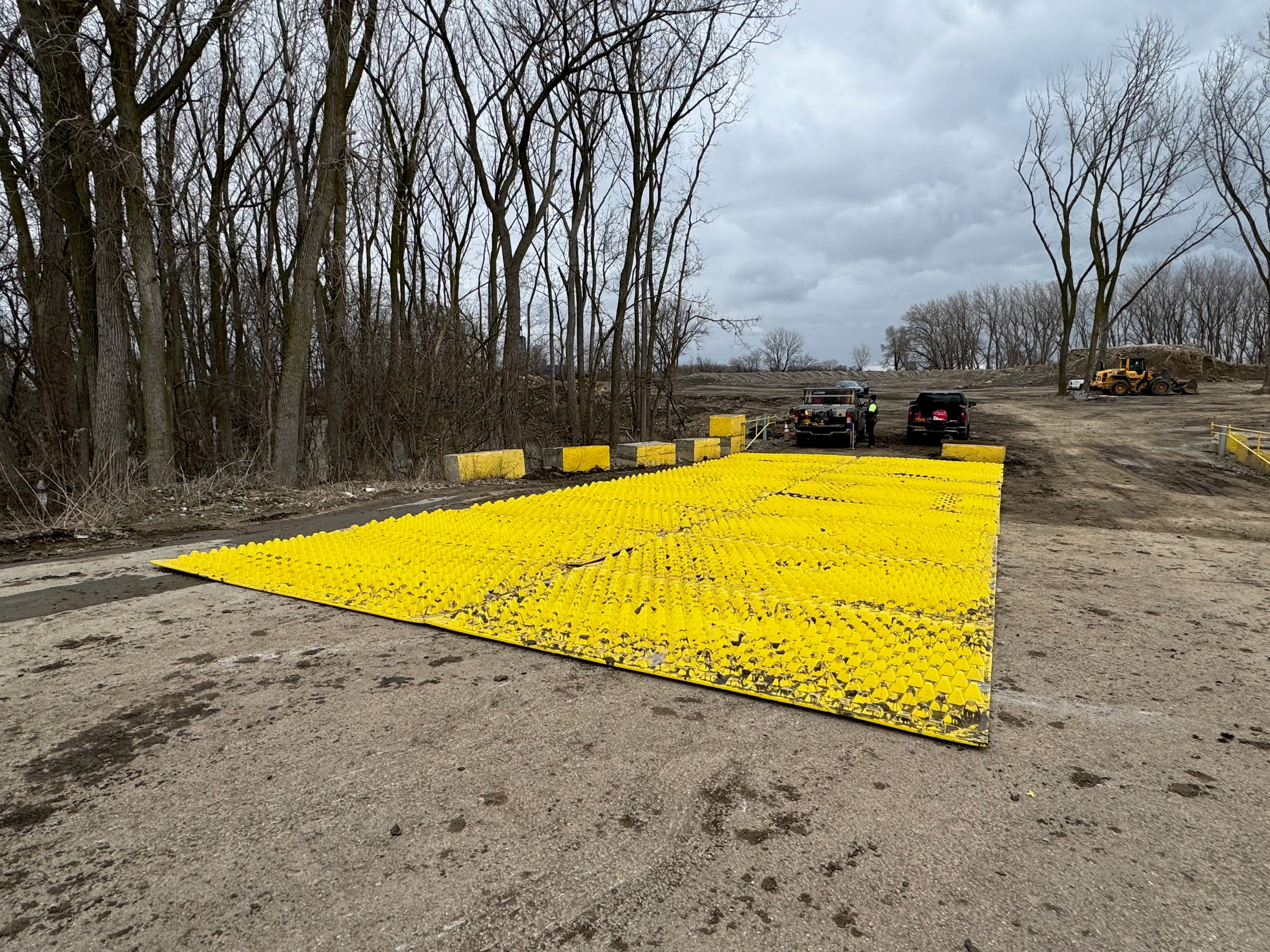 FODS Trackout Control Mats Reusable Construction Entrance Rockless SWPPP