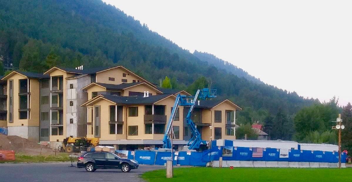 FODS Trackout Control Mats installed at Town Hill Lofts in Jackson Hole, Wyoming