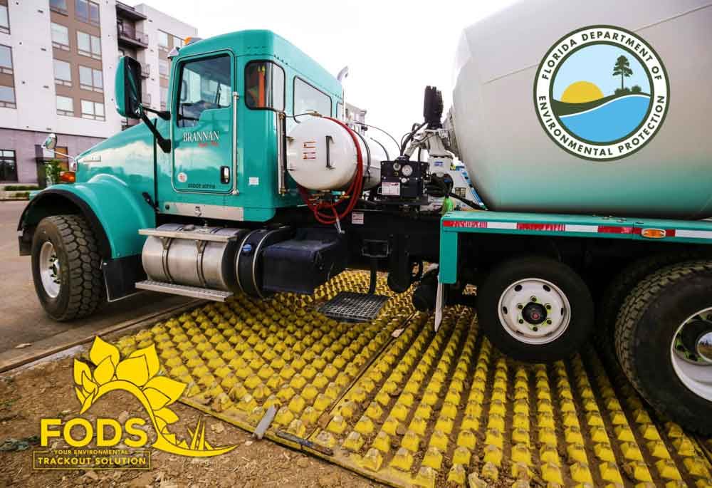 FODS Trackout Control System construction Entrance construction Exit stabilized Construction Entrance composite Trackout Device riprap vehicle Tracking Pad rockless Entrances best Management Practices Stormwater Ma