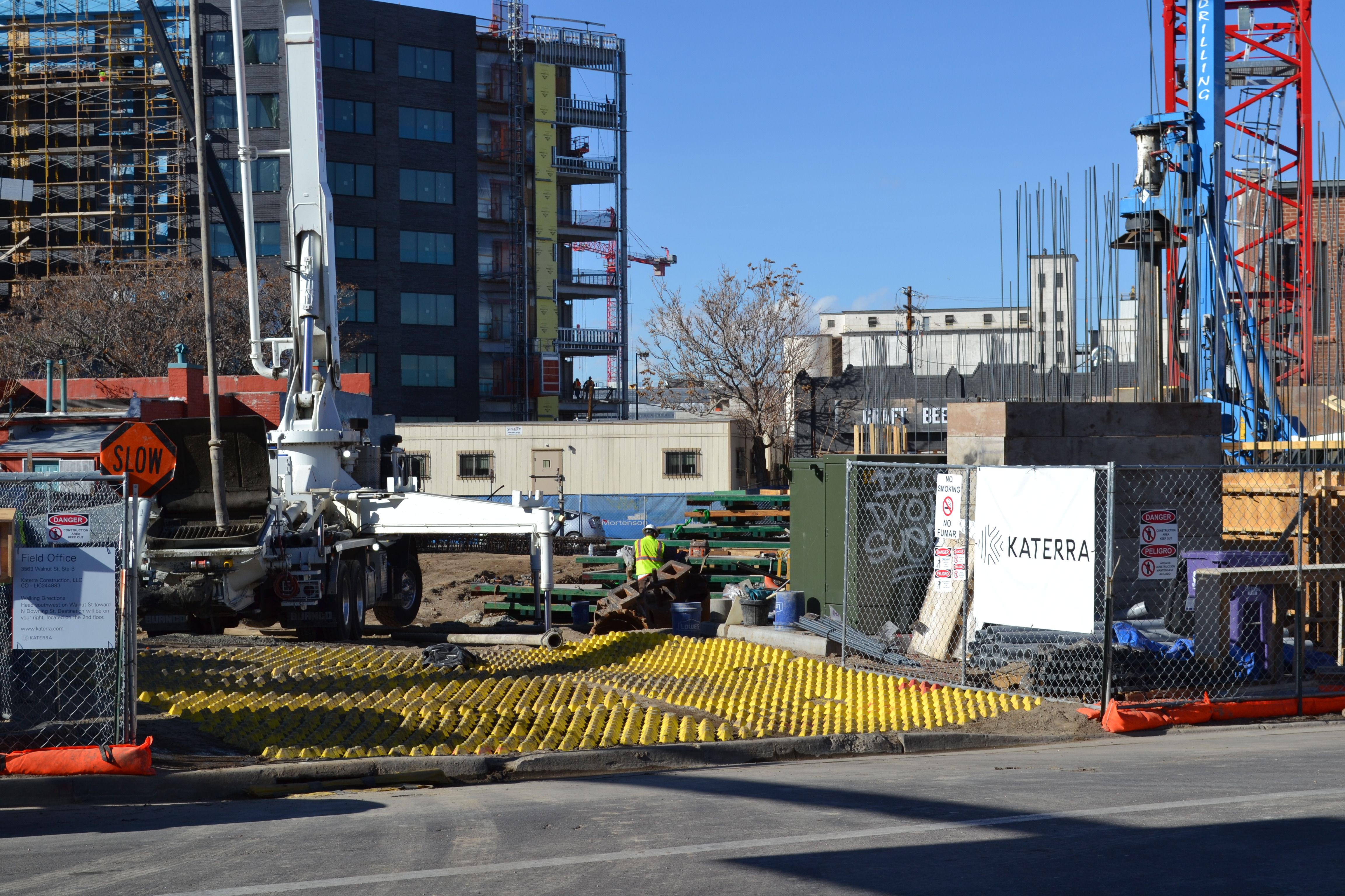 Getfods Construction Entrance Catbird Hotel Denver CO Trackout Control System Urban Infrastructure