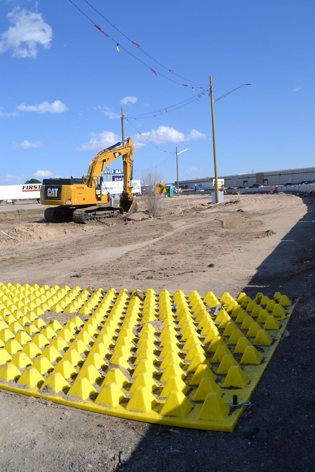 Central 70 Reconstruction | FODS Trackout Control Mat | FODS Trackout ...