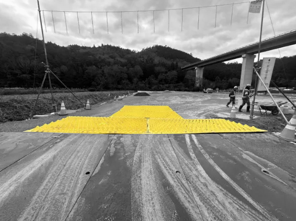 Header FODS Trackout Control Mat Maizuru Wakasa Expressway Tunnel Fukui Prefecture Nojiri Tunnel Construction Japan4