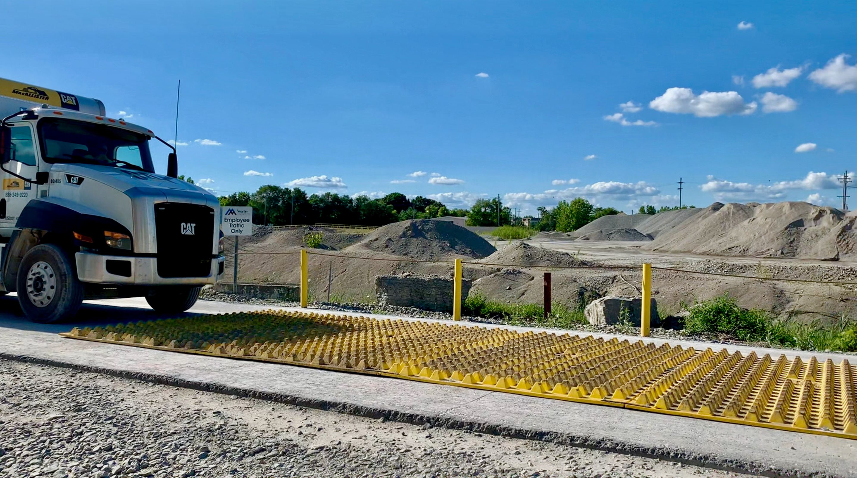 Indiana Indianappolis Martin Marietta Quarry Rockless Reusable Construction Entrance HDPE 16