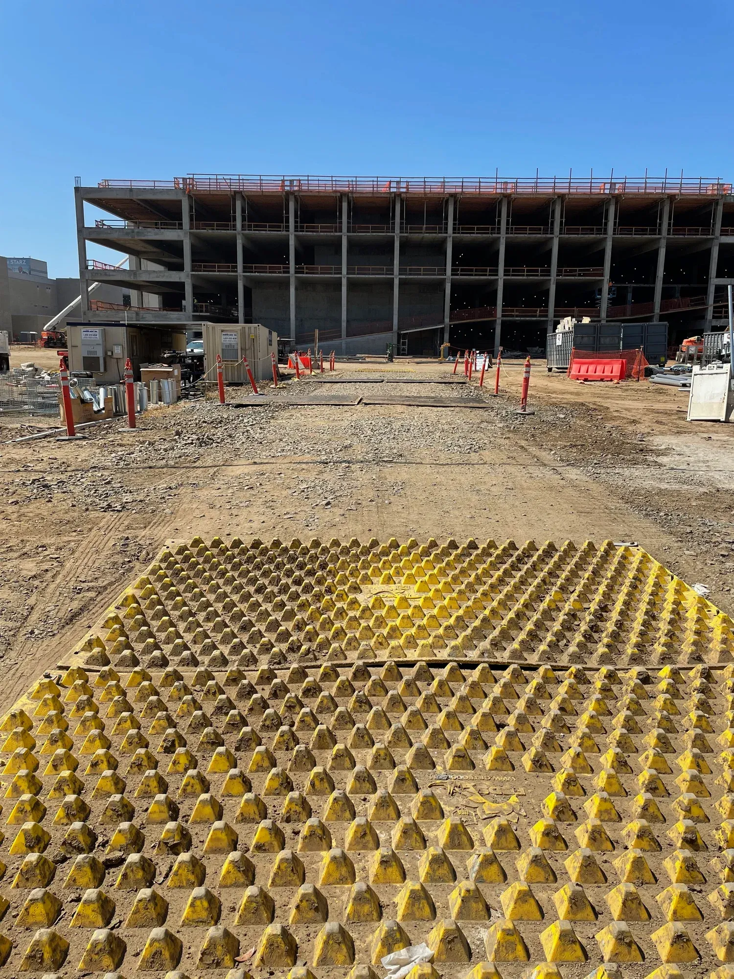 LAX Rental Car Center FODS Rockless Reusable Contruction Entrance