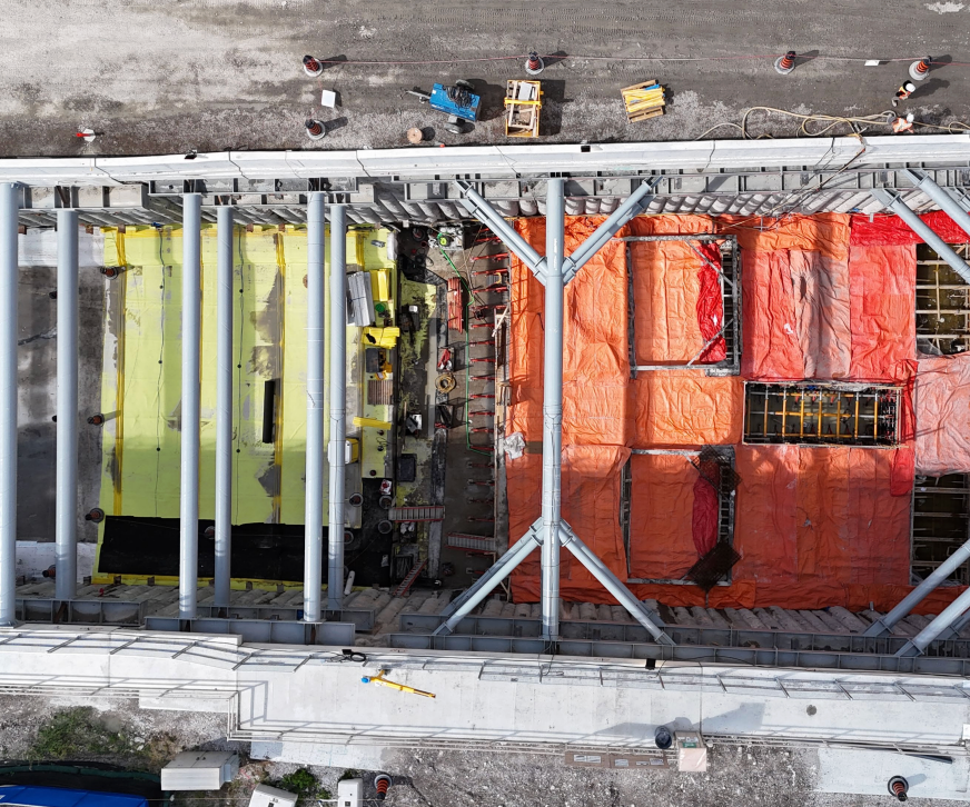 Metrolinx overhead shot