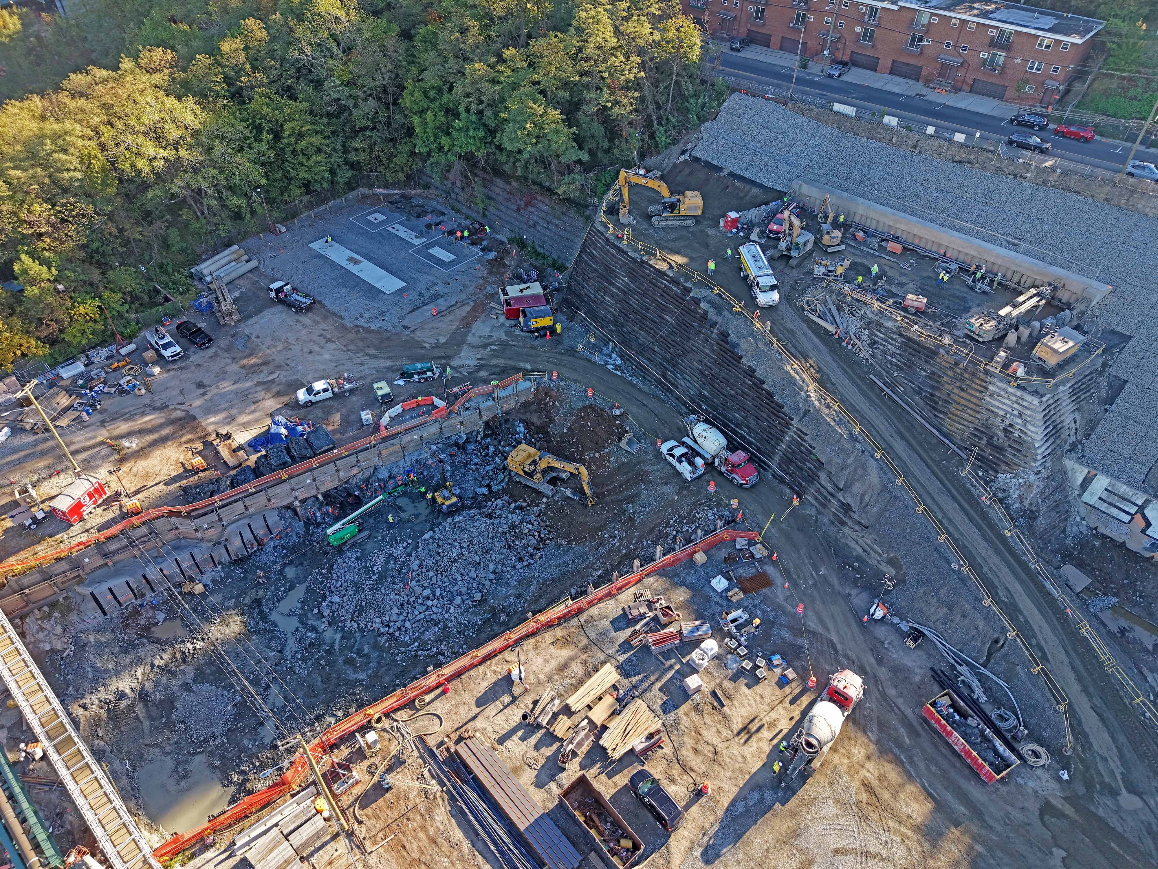 Hudson Tunnel Project Drone Shot