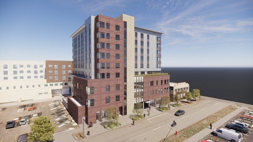Renaissance Legacy Lofts Construction FODS Reusable Trackout Control Construction Entrance Erosion Control Stabilized Constructoin Entrance Building Housing