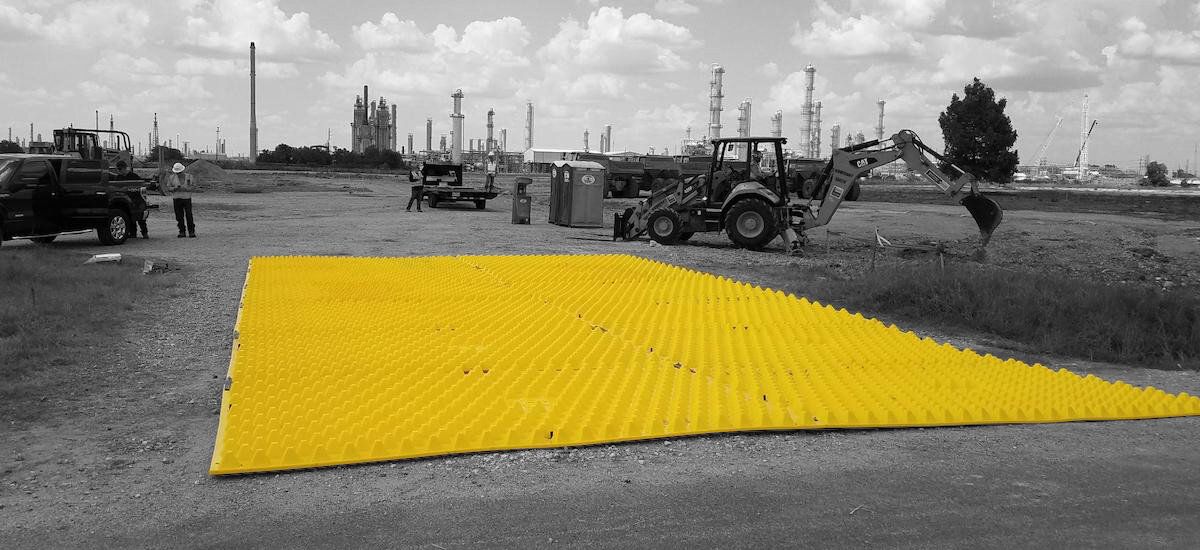 Rumble Plate Alt Entrance Construction Entrance BMP Plastic Rumble Strips Reusable Construction Entrance